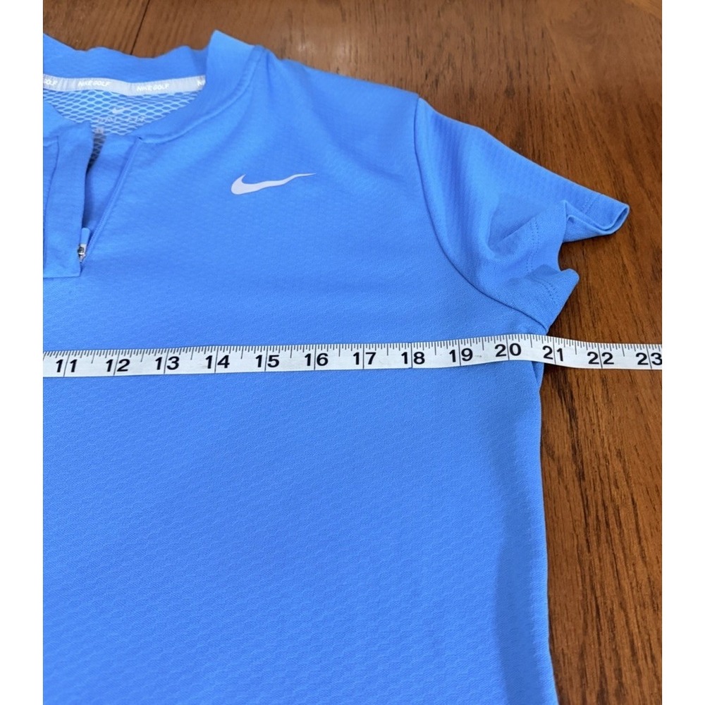 Nike Golf Women's Dri Fit Polo, Turquoise, AH4498 482, Size L - Picture 7 of 8